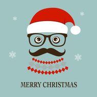 Hipster Christmas card N2