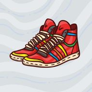 Red Sneakers N6
