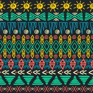 Tribal aztec seamless pattern N70