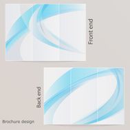 Layout triple brochure