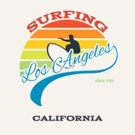 California surf illustration vectors t-shirt graphics N5