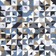 Seamless geometric vintage pattern With triangles N18