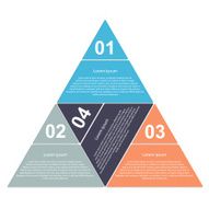 Abstract paper infographic Modern design template