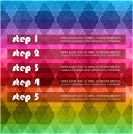 Geometric hipster retro background N4