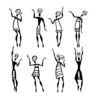 African silhouette set N25