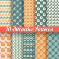 Attractive vector seamless patterns (tiling) N3