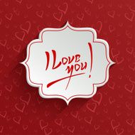 I Love You - Valentines Day Greeting Card N3