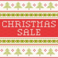 Christmas Sale - northern style knitted pattern