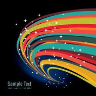 Abstract vector illustration depicting colorful layout background