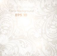 Floral Retro Background for Vintage Design N1389