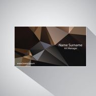Calling card of art manager N9