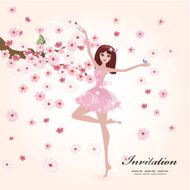 Pretty dancer for your design N2