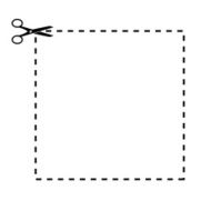 Scissors icon isolated on white background N5