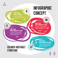 Infographics Business Concept - Abstract Vector Forms