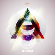 Abstract background with geometric shapes N2