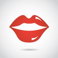Lips Vector Icon N3
