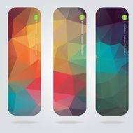 Abstract mosaic banners N5