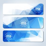 Abstract vector header banners N158