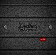 Stitched leather background