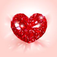 Beautiful gemstone red ruby N3