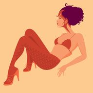 Seductive woman