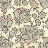 Seamless pattern with roses N38