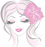 Relaxed beauty girl