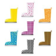 Seven Shiny Rainboots