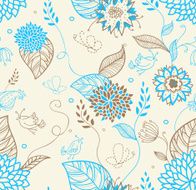 Seamless Floral Pattern N856