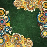Vector abstract floral decorative background N56