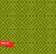 Decorative green seamless texture