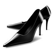 Black High Heeled Shoes