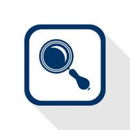 magnifier flat icon