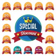 Set of retro vintage badges and labels N7