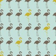 seamless flamingo bird pattern