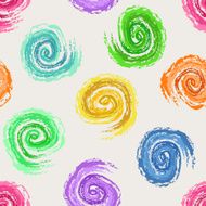 Abstract seamless pattern of spirals N2