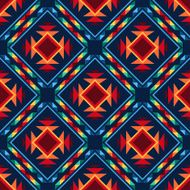 Tribal abstract seamless pattern aztec geometric background N4