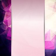 Abstract pink card or invitation template