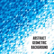 Abstract background - geometric vector pattern in blue colors N2