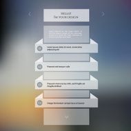 Blurred web design template N4