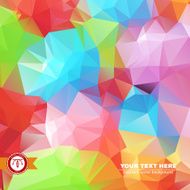 Abstract Colorful Triangles Background Vector N256