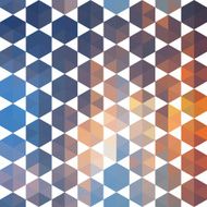 Retro pattern of geometric shapes N58