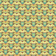 Graphic seamless colorful pattern Flat style N21