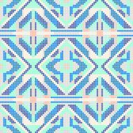 Knitted Seamless Fabric Pattern Beautiful Blue Knit Texture