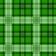 Green tartan texture Vector seamless pattern