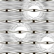 Seamless monochrome pattern Vector abstract background