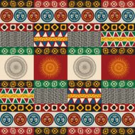 Seamless mayan aztec pattern