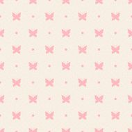 Retro seamless pattern with butterflies