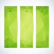 Abstract mosaic vertical banners set N30