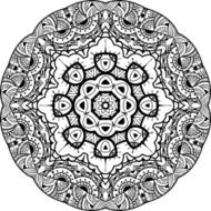 Vector greeting ornate background N11